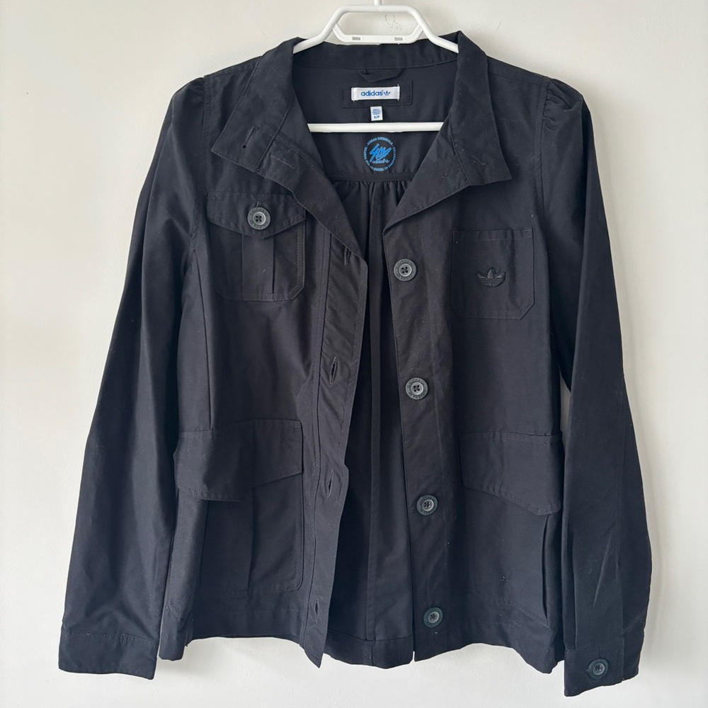 BNWT Adidas Originals black Jacket 40 Years of Trefoil vintage streetwear